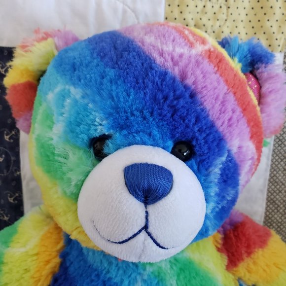 Peace and Love Rainbow Build a Bear - Picture 3 of 6